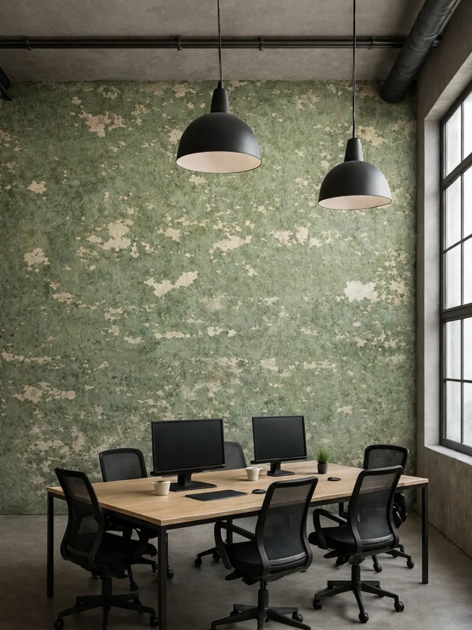 oficinas papel tapiz acustico