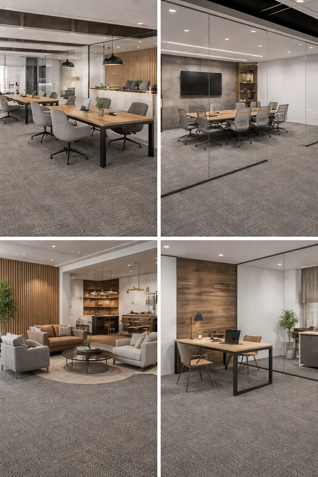 alfombra acusticos oficinas